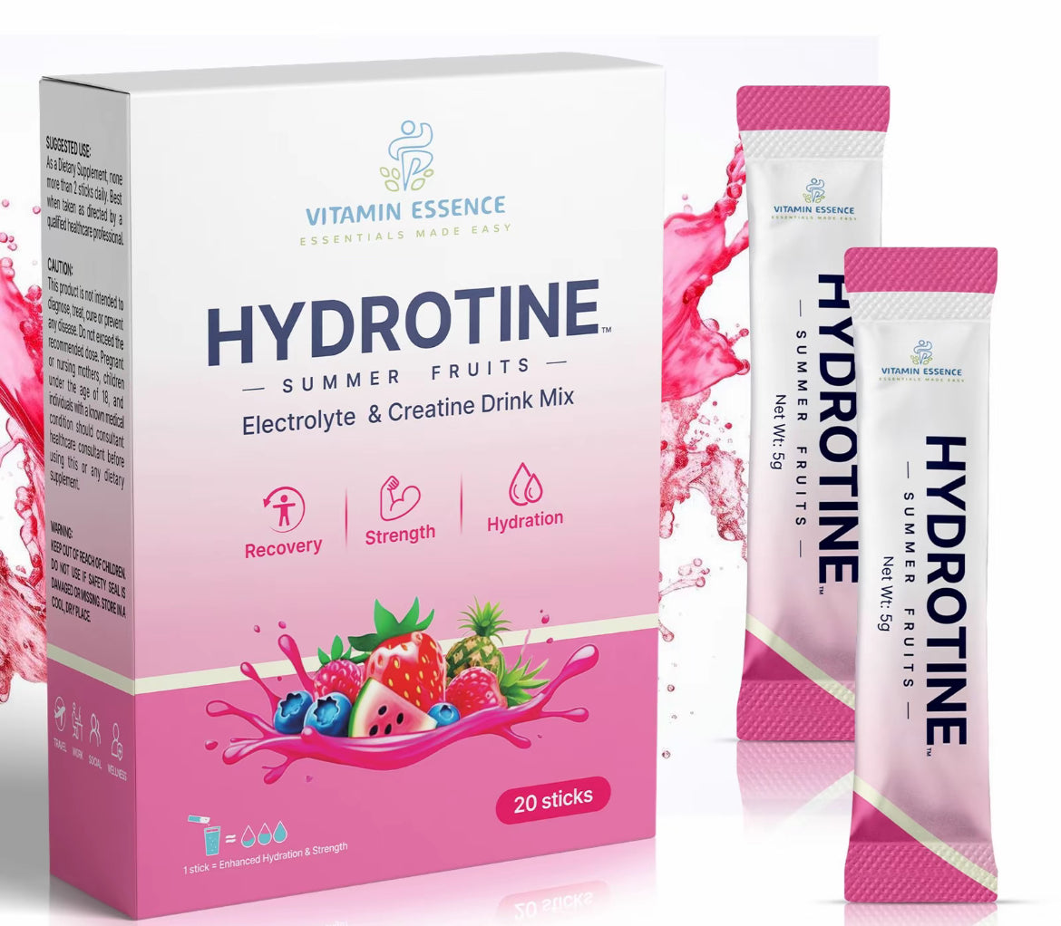 HYDROTINE – Electrolyte & Creatine Drink Mix (Summer Fruits) | Hydration & Strength Support