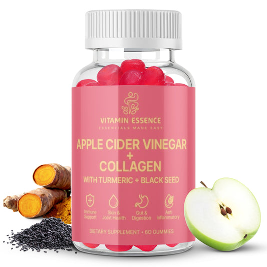 Apple Cider Vinegar + Collagen with turmeric & black seed gummies