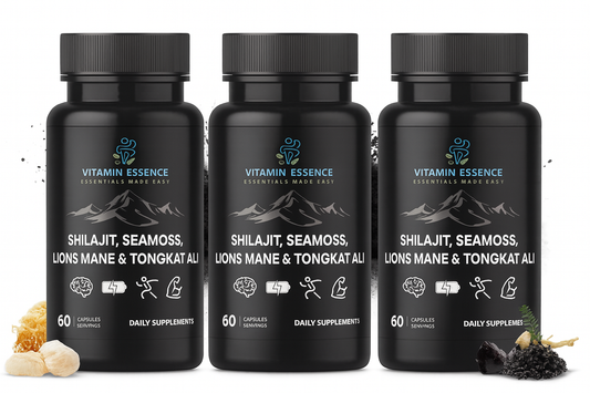 Triple 4 in 1 Shilajit Seamoss Lionsmane & Tongkat Ali