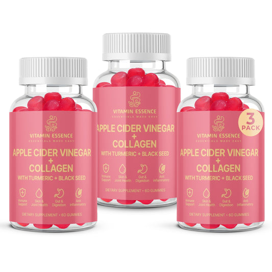 Triple ACV & Collagen with Turmeric and Black Seed Gummies